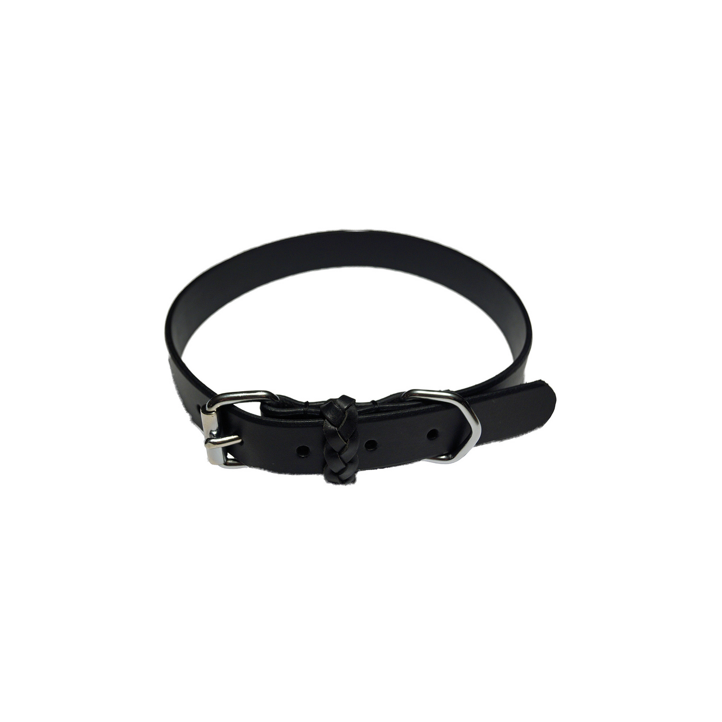 WALKER HALSBAND LÄDER SVART 20mm/45 cm