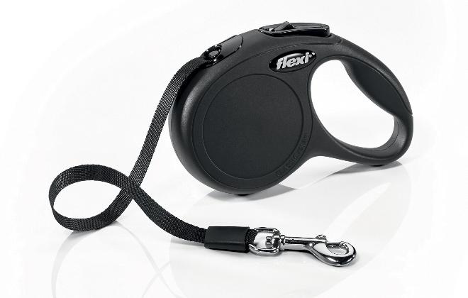 Flexi Classic XS Band Svart 1-3 3m/max 12kg