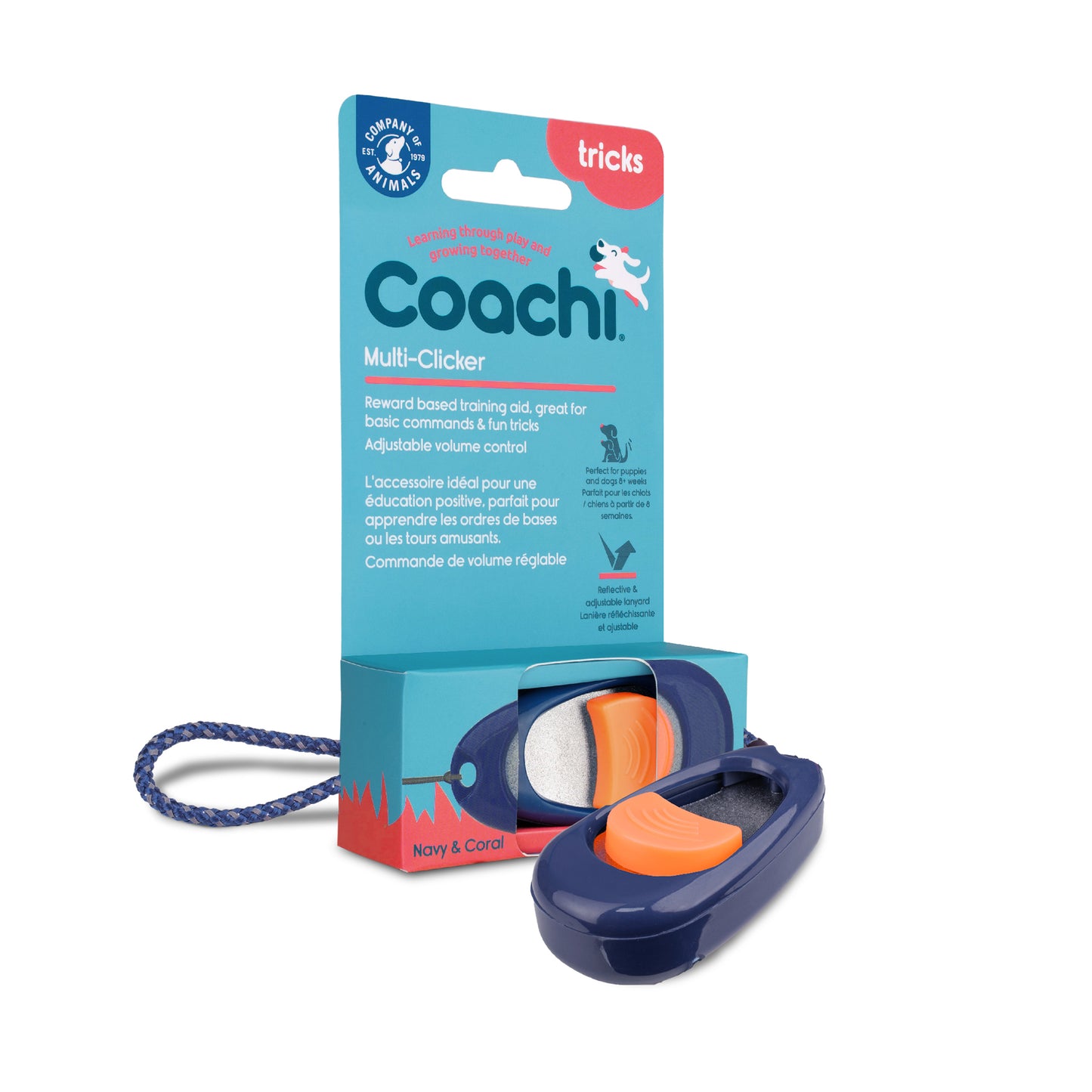Klicker Multiclicker Korall Coachi 7 cm