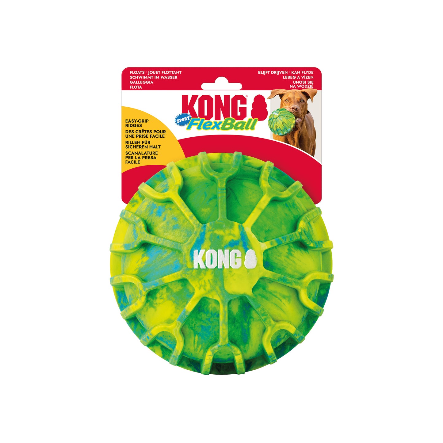 HUNDLEKSAK FLEXBALL SPORT XL KONG 17,8x17,8x17,8cm