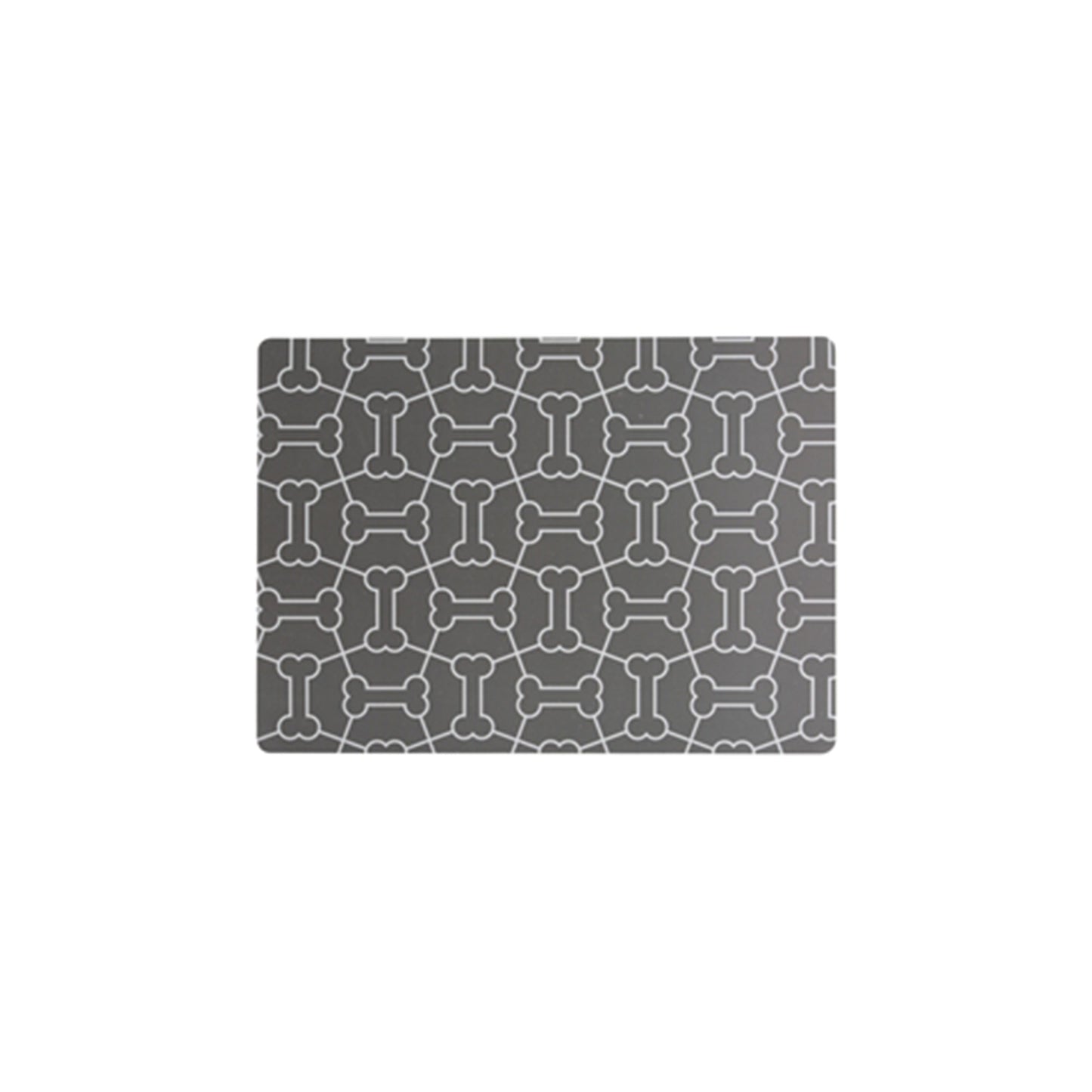 UNDERLÄGG HUND BONES GREY MC 43x31cm