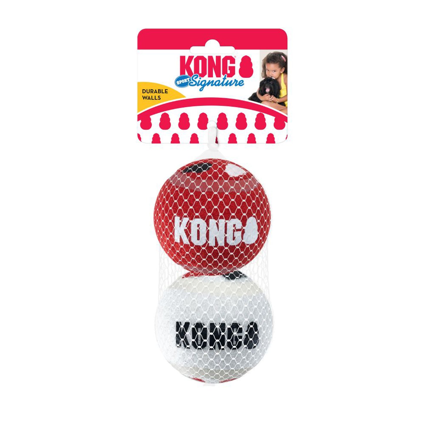HUNDLEKSAK KONG SIGNATURE SPORTBOLL L 2P