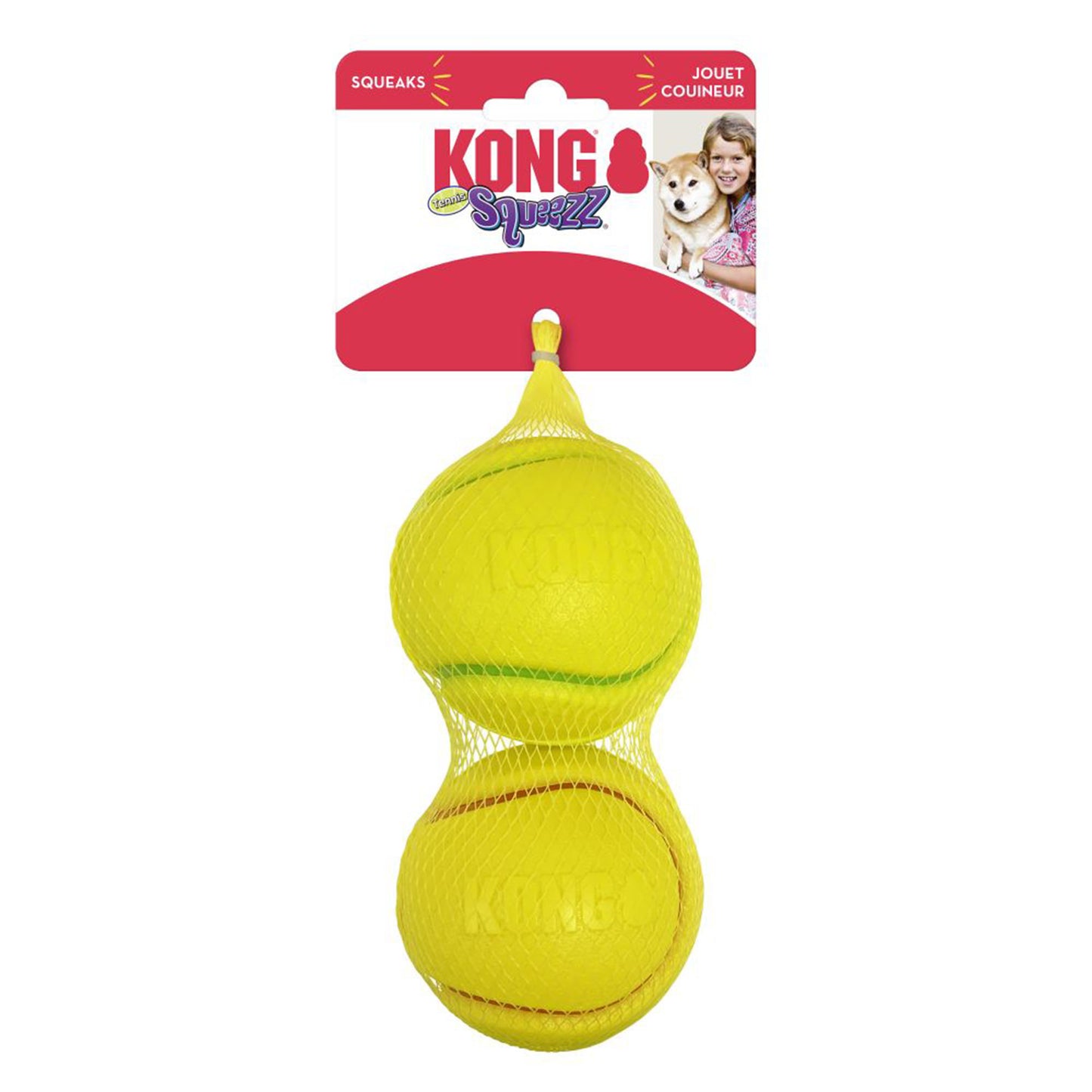 HUNDLEKSAK KONG SQUEEZZ TENNISBOLL