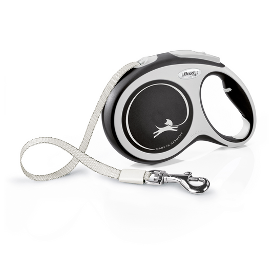 FLEXI NEW COMFORT S BAND SVART 5m/max 15kg