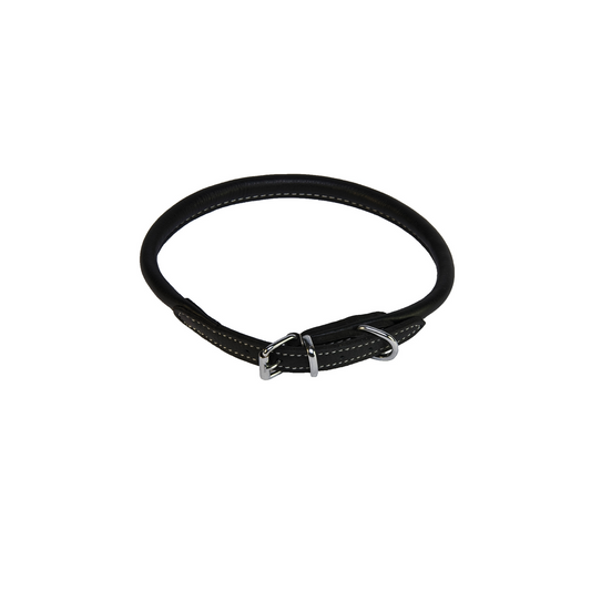 WALKER HALSBAND RUNDSYTT SVART 6mm/25 cm