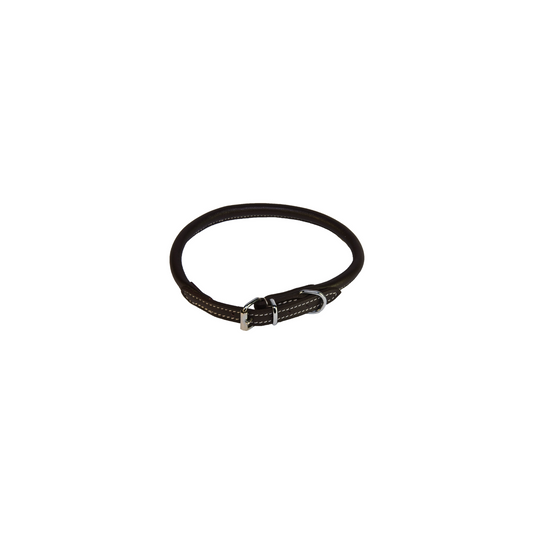 WALKER HALSBAND RUNDSYTT BRUNT 6mm/25 cm