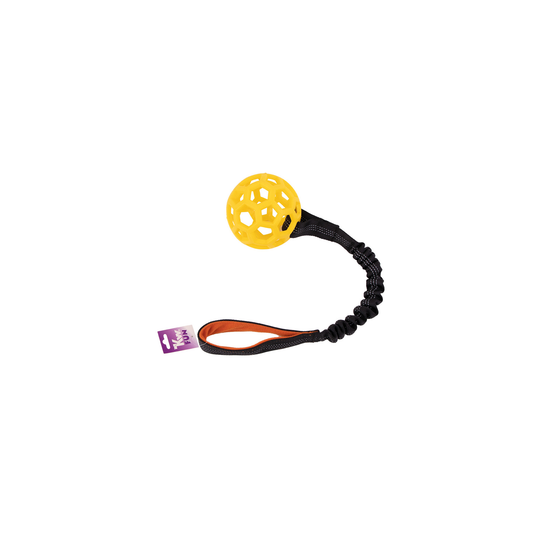 HUNDLEKSAK KW BOLL BUNGEE MED FLEXREP O HANDTAG 48 cm