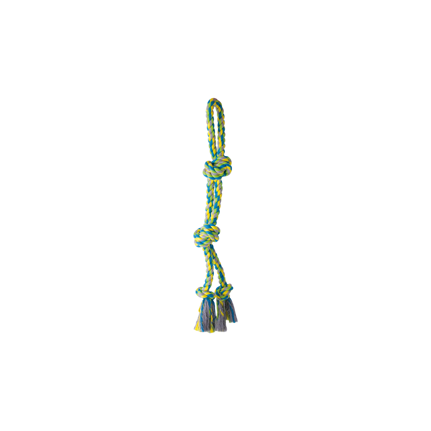KW BOMULLSREP DUBBELT MED 4 KNUTAR 55x2,6cm TILL HUND
