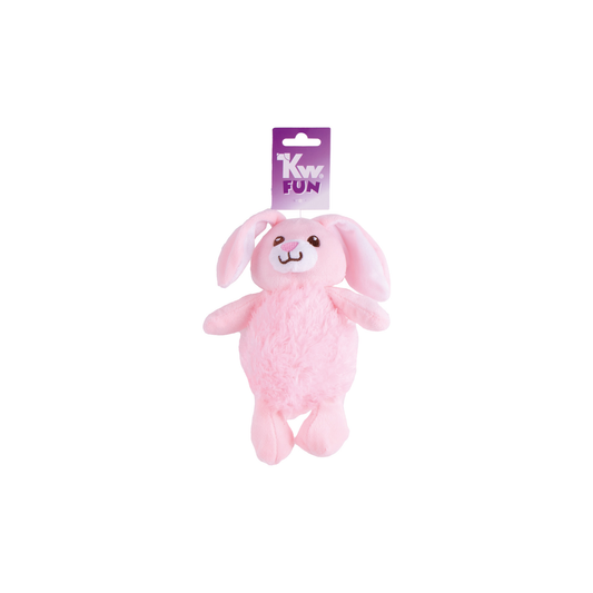 KW KANIN FLUFFY I PLYSCH MED PIP 18 cm