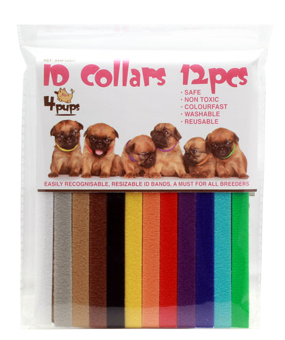 Halsband ID för valp 12-pack