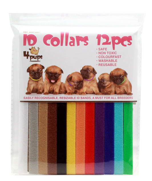 Halsband ID för valp 12-pack