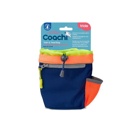 Hundgodisbag Pro Train&Treat Blå/Korall Coachi 20x17 cm