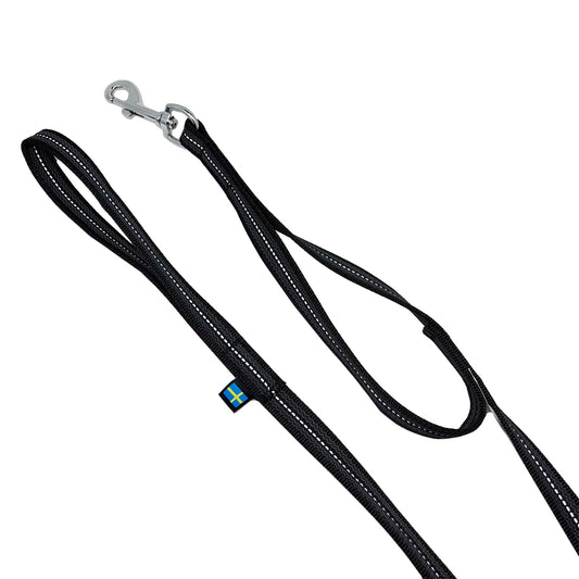 Koppel Väktare Reflex Svart Alac 20mm/190cm