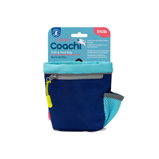 Hundgodisbag Train&Treat Blå/Ljusblå Coachi 20x17 cm