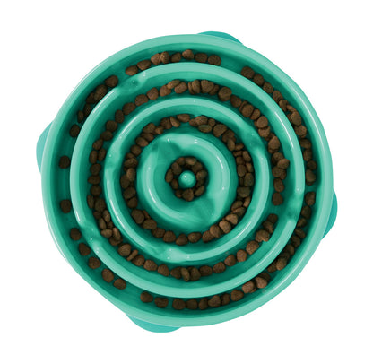 OUTWARD HOUND FUN FEEDER OCEANBLÅ