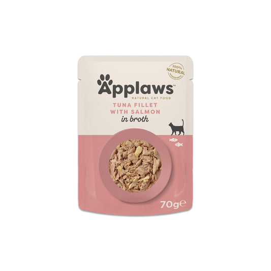 APPLAWS KATT PÅSE TUNA&SALMON 70g