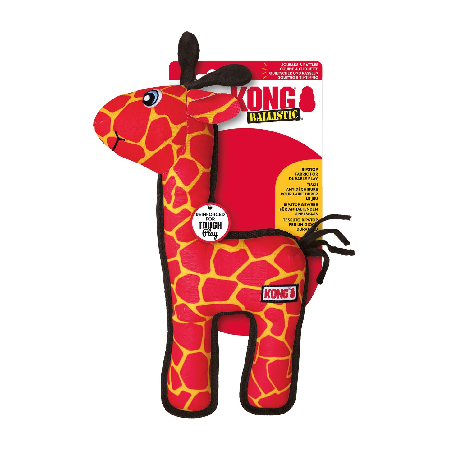 HUNDLEKSAK BALLISTIC GIRAFFE MD/LG KONG 33x22,8x7,6cm
