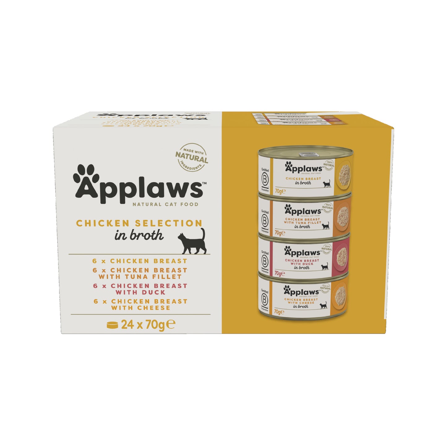 APPLAWS KATT KONSERV MULTIPACK 24x70g