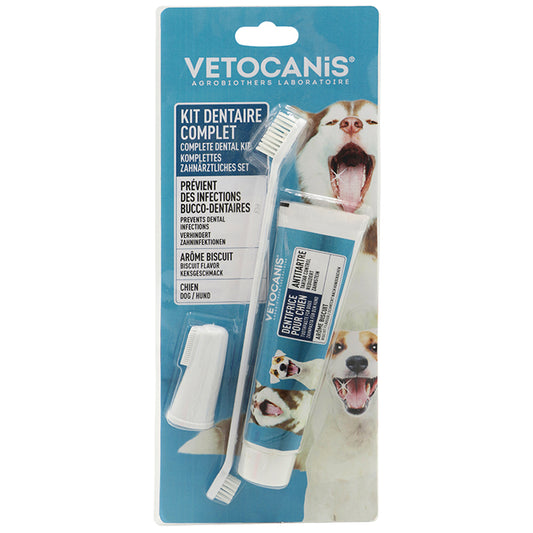 TANDKRÄM/TANDBORSTE DUBBEL VETOCANIS 85 g