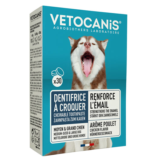TANDTABLETTER HUND VETOCANIS 30 st.