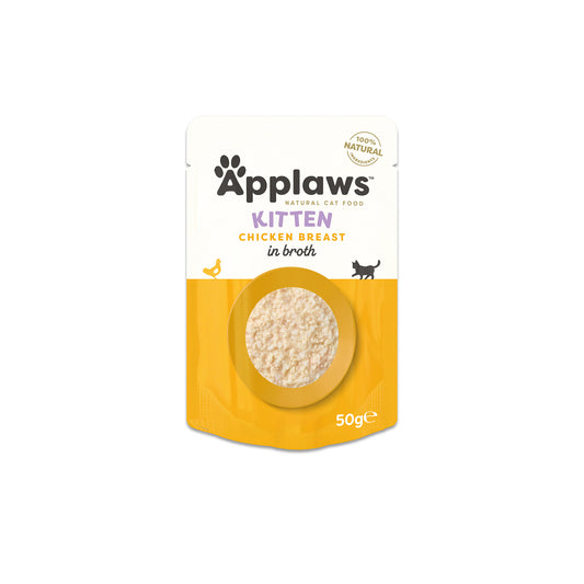 APPLAWS KITTEN PÅSE CHICKEN IN BROTH 50g