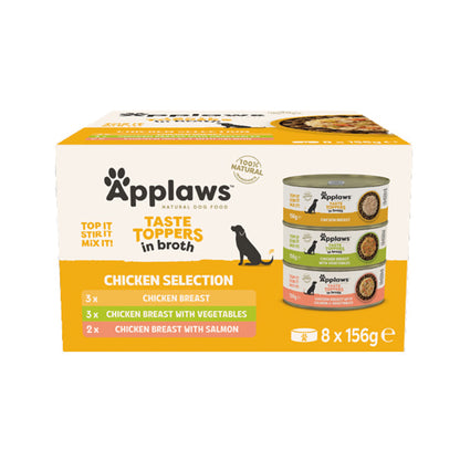 APPLAWS HUND KONSERV MULTIPACK IN BROTH 8x156g
