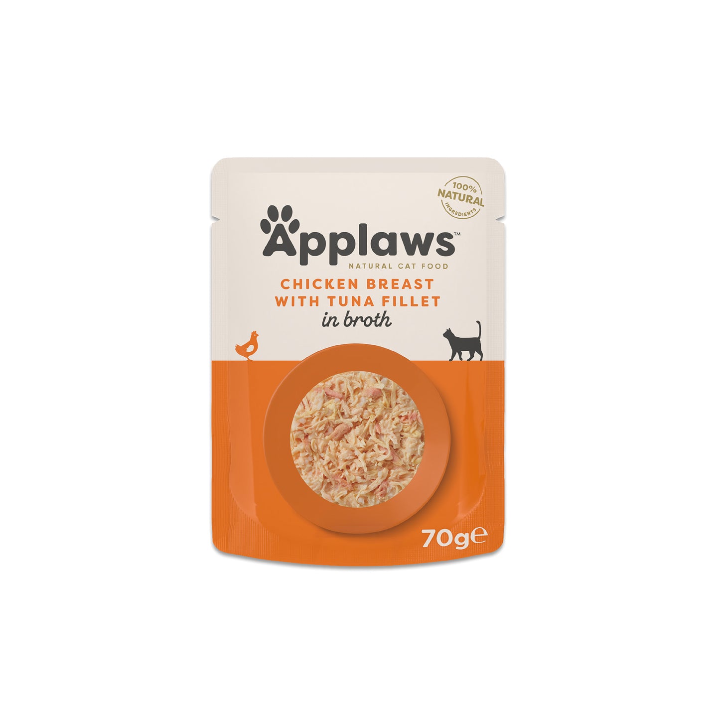 APPLAWS KATT PÅSE CHICKEN&TUNA 70g