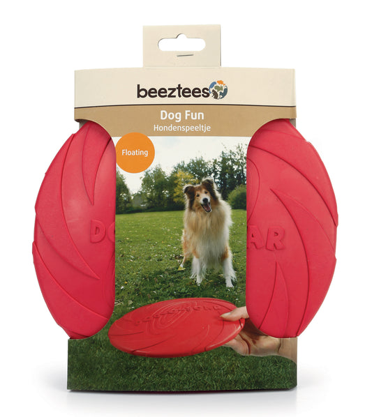 HUNDLEKSAK FRISBEE I GUMMI BEEZTEES