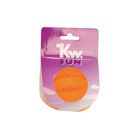 HUNDLEKSAK AKTIVERINGSBOLL SOFT ORANGE KW d=7