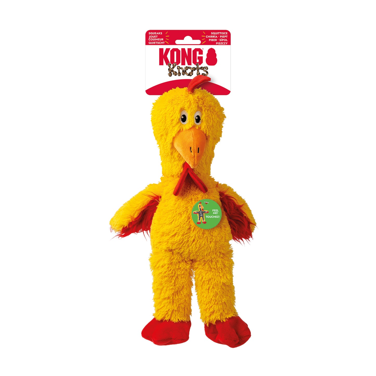 HUNDLEKSAK KNOTS CHICKEN MD/LG KONG 35,5x24,7x10,8cm