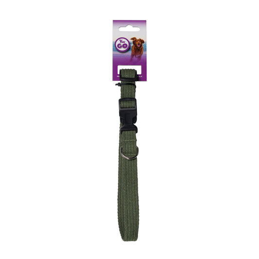 KW GO HALSBAND GRÖN STÄLLBART 20mm